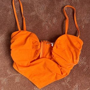 Orange Crop top